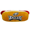 Picture of Pets First NFL Philadelphia Eagles HOT Dog Plush Dog & CAT Squeak Toy - Cutest HOT-Dog Snack Plush Toy for Dogs & Cats with Inner Squeaker & Beautiful Football Team Name/Logo 8 x 5 x 3 Inches