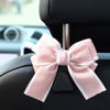 Picture of LIFOPY 2pcs Car Purse Hook for Car Hooks for Purses and Bags, Cute Bow Car Seat Headrest Hook for Car Purse Hook Hanger. (Pink-2)