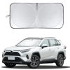 Picture of INSAUTO for RAV4 Car Windshield Cover, Windshield Sun Shades Foldable Sunshade for Toyota RAV4 2013-2023 SUV Crossover Front Window Custom Fit Sun Visor Heatshield Protector Car Accessories