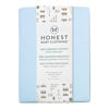 Picture of HonestBaby Fitted Crib Sheets Fits Standard Mattress Bassinet, Mini Prints 100% Organic Cotton Baby Boys, Girls, Unisex, Light Blue Fitted Crib Sheet, One Size