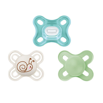 Picture of MAM Pacifier Newborn Variety Pack (1 Comfort, 1 Perfect Start, 1 Newborn Original Start) Best Pacifier for Breastfed Babies, 0-3 Months, Unisex, 3-Pack