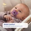 Picture of MAM Pacifier Newborn Variety Pack (1 Comfort, 1 Perfect Start, 1 Newborn Original Start) Best Pacifier for Breastfed Babies, 0-3 Months, Unisex, 3-Pack