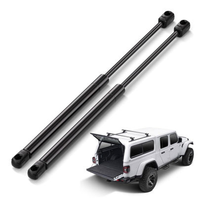 Picture of ARANA Rear Window Struts for Jeep Wrangler 2011-2017, Back Glass Shocks Lift Support Fits Jeep Wrangler 2011-2017, Wrangler JK 2018 with Factory Top, Replacement OEM 6678 68068261AA, 2Pcs