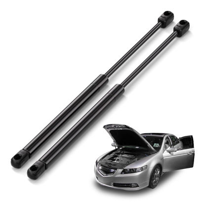 Picture of ARANA Hood Struts for Hyundai Sonata 2011-2014, 6489 Hood Shocks Lift Support Fits 2011 2012 2013 2014 Hyundai Sonata Base/Limited/2.0T/EX/GL/GLS/SE Engine Hood, 2 Pcs