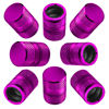 Picture of Tire Valve Stem Caps for Car Tires Air Caps Cover 8 Pack Corrosion Resistant Premium Alloy Leak-Proof Universal for SUV Truck Motorcycle Bike Purple