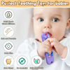 Picture of AiTuiTui Baby Teether for Teething Relief Baby Toys 3 6 9 12 Months, Silicone Baby Teether Toy for Babies Remote Control Newborn Infant Boy Girl Autism for Baby Gifts, Purple