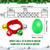 Picture of Augshy 24 Packs Christmas Percussion Musical Instruments, Christmas Shaker Musical Instruments for Kids, 12 Packs Wrist Band Jingle Bells 12 Packs Egg Shakers Kids Party Favor Toys