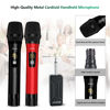 Picture of Bietrun Wireless Microphone Dynamic Mic System with Rechargeable Receiver, 1/4" Output, for Karaoke, Church, Speech, Wedding, Party Singing(160 ft Range)-Auto Connect