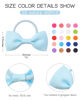 Picture of 40PCS 2 Inches Baby Girls Hair Bows Ties Mini Boutique Elastic Hair Rubber Ribbon Hair Band Accessories for Kids Toddlers Infants (40 PCS), Multi-colored