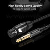 Picture of Twozoh XLR Female to 1/4 Inch (6.35mm) TRS Cable, Quarter Inch Jack Balanced to XLR Microphone Cable 3.3FT (Profesional/HiFi)
