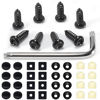 Picture of 8 Sets Anti-Theft Stainless Steel License Plate Fasteners，Rust Proof and Anti-Rattle License Plate Screws Kits (Anti-Theft)