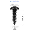 Picture of 8 Sets Anti-Theft Stainless Steel License Plate Fasteners，Rust Proof and Anti-Rattle License Plate Screws Kits (Anti-Theft)