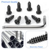 Picture of 8 Sets Anti-Theft Stainless Steel License Plate Fasteners，Rust Proof and Anti-Rattle License Plate Screws Kits (Anti-Theft)