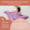 Picture of SleepingBaby Zipadee-Zip Transitional Swaddle Sack, 12-24 Month - Roomy Zipper Swaddle for Easy Diaper Changes and Proper Hip Development - Baby Swaddle Sack, Large - Classic Lavender