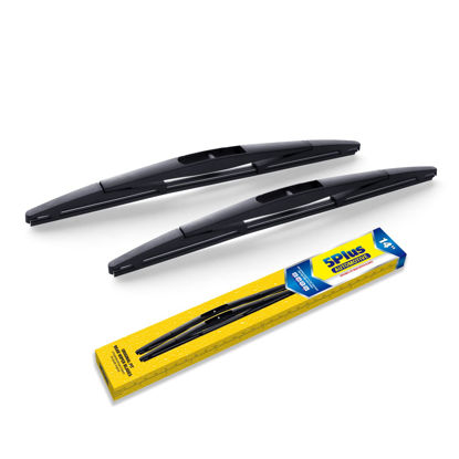 Picture of 5 PLUS Back Windshield Wiper Blades 14 Inch (Pack of 2), Replacement For Honda CRV 2011-2007,Fit 2020-2007,Pilot 2022-2016,2008-2003 And More, Premium All-Season Rear Wiper Blades For My Car
