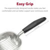 Picture of Frxat Cat Litter Scoop, Aluminum cat Litter Scooper, Solid and Durable Oversized Metal Litter Scoops, Solid Metal, Deep Scoop, Fecal screening, Solid Handlel Black