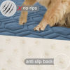 Picture of Tcksstex Waterproof and Anti-Slip Dog Bed Cover and Pet Blanket Sofa Pet Bed Mat ，car Incontinence Mattress Protectors Furniture Couch Cover for Most Cats Dogs, Pets （82x82- Navy Blue）