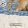 Picture of Tcksstex Waterproof and Anti-Slip Dog Bed Cover and Pet Blanket Sofa Pet Bed Mat ，car Incontinence Mattress Protectors Furniture Couch Cover for Most Cats Dogs, Pets （82x82- Stoneblue）