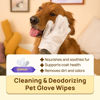 Picture of HICC PET Cleaning & Deodorizing Bathing Wipes for Dogs and Cats, Coconut Oil Grooming Wipes for Face, Paws, Butt and Body, Dog Cleaning Wipes - Remove Dirt, Nourish Sooth Fur and Eliminate Odors