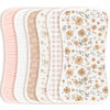 Picture of Konssy Muslin Baby Burp Cloths Sets for Unisex- 6 Pack Large 100% Cotton Burping Clothes for Newborn, Baby Girls and Boys