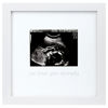 Picture of tiny ideas We Love You Already Sonogram Sentiment Frame, Baby Announcement, Gender Neutral Ultrasound Keepsake, Ideal Pregnancy Gift, Baby Shower and Nursery Decor, 4”x5” Photo Insert, White