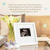 Picture of tiny ideas We Love You Already Sonogram Sentiment Frame, Baby Announcement, Gender Neutral Ultrasound Keepsake, Ideal Pregnancy Gift, Baby Shower and Nursery Decor, 4”x5” Photo Insert, White