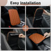 Picture of Amiss Auto Center Console Pad, Universal Waterproof Car Armrest Seat Box Cover, Car Interior Accessories, Leather Auto Armrest Cover Protector for Most Vehicle, SUV, Truck, Car (Brown)