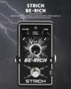 Picture of STRICH BE-RICH Tube Overdrive Distortion Pedal for Electric Guitar, Compact and Mini Design, True Bypass, 3 Control Knobs, Volume, Tone, Gain, Dual Modes, Boost, Normal, 9V DC, Black