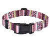 Picture of Mihqy Dog Collar with Bohemia Floral Tribal Geometric Patterns - Soft Ethnic Style Collar Adjustable for Small Medium Large Dogs(Pink Bohemia,M)