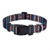 Picture of Mihqy Dog Collar with Bohemia Floral Tribal Geometric Patterns - Soft Ethnic Style Collar Adjustable for Small Medium Large Dogs(Black Bohemia,M)