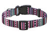 Picture of Mihqy Dog Collar with Bohemia Floral Tribal Geometric Patterns - Soft Ethnic Style Collar Adjustable for Small Medium Large Dogs (Bohemian Purple,XS)