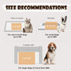 Picture of 1 Pack 3 Blankets Super Soft Fluffy Premium Fleece Pet Blanket Flannel Throw for Dog Puppy Cat Paw Brown/Pink/White Small(23x16 inch)