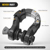 Picture of Nilight 2 Pack 3/4" Mega D-Ring Shackle with 7/8" Screw Pin 68,000LBS Break Strength, Heavy Duty Off Road Recovery Shackle for Use with Tow Strap, Winch, Off-Road Jeep Truck Vehicle, 2 Years Warranty