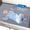 Picture of Pack and Play Sheets Fitted 2 Pack Mini Crib Sheets for Baby Boys Girls, Portable Playard Sheet, Ultra Soft Microfiber Playpen Sheets Compatible with Graco Pack N Play, Grey and Navy