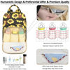 Picture of Diaper Backpack Tote Large Capacity, Baby Bag with Insulated Pockets Multifunctional Diaper Bags For Baby Girl Boy Women Waterproof Bags Mama Maternity Bag Sunflower