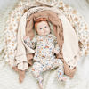 Picture of Konssy 3 Pack Muslin Swaddle Blankets for Unisex, Newborn Receiving Blanket, Large 47 x 47 inches, Soft Breathable Muslin Baby Swaddles for Boys & Girls