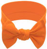 Picture of BABYGIZ Baby Girl Headbands-Infant,Toddler Cotton Handmade Hairbands with Bows Child Hair Accessories (Orange)