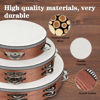 Picture of Tambourine, Tambourines for Adults, 3 PCS Wooden Hand Held Percussion Tambourine with Storage Bag, Tambourines Musical Instrument for Church, Wedding, Party, Dance, Photo Shoot(6+8+10 Inches)