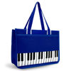 Picture of BestSounds Piano Bag, Zipper Waterproof Oxford Cloth Music Piano Accessories Book Bag Tote for Students Kids, Girls, Women, Gifts for Music Lovers Musicians (Dark Blue)