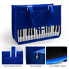 Picture of BestSounds Piano Bag, Zipper Waterproof Oxford Cloth Music Piano Accessories Book Bag Tote for Students Kids, Girls, Women, Gifts for Music Lovers Musicians (Dark Blue)