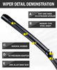 Picture of 2 Factory Wiper Blades Replacement For 2004-2007 Volkswagen Touareg,2003-2006 Porsche Cayenne Original Equipment Windshield Wiper Blade Set 26"+26" (Set of 2) #7L0955425A