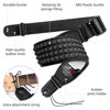 Picture of LEKATO Guitar Straps for Electric Guitar & Bass, 3.5" Wide Padded Guitar Strap Neoprene Pad with 3D Sponge Filling Bass Guitar Straps Adjustable Length from 45" to 55" with Strap Locks, Picks, White