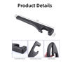 Picture of Hiseanllo Car Seat Gap Filler 2 Pack, Universal Fit PU Leather Car Seat Gap Plug to Fill The Gap Between Seat and Console, Car Seat Crevice Blocker Stop Things from Dropping