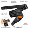 Picture of LEKATO Guitar Straps for Electric Guitar Bass, 3.5" Wide Padded Guitar Strap Neoprene Pad with 3D Sponge Filling Bass Guitar Straps Adjustable Length from 45" to 55" with Strap Locks, Picks, Orange