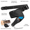Picture of LEKATO Guitar Straps for Electric Guitar Bass, 3.5" Wide Padded Guitar Strap Neoprene Pad with 3D Sponge Filling Bass Guitar Straps Adjustable Length from 45" to 55" with Strap Locks, Picks, Blue