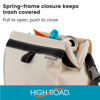 Picture of High Road TrashStash Hanging Car Garbage Bag with Push-Close Lid and Waterproof Bin for Cars, SUVs and Trucks - Holds 3 Gallons of Car Trash