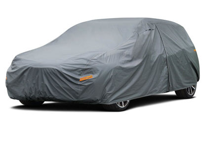 Picture of GUNHYI 16 Layers Hatchback Car Cover All Weather Waterproof with Zipper, Universal Fit Honda Fit, Toyota Yaris, Kia Rio, Mitsubishi Mirage, Chevrolet Bolt EV/Sonic, Mini Cooper 2-Door/4-Door etc.