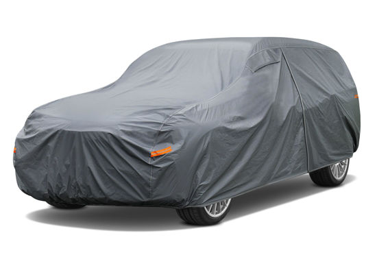 Picture of GUNHYI 16 Layers Large SUV Car Cover Waterproof All Weather Heavy Duty, Universal Fit Toyota Sequoia, Chevrolet Tahoe, Ford Expedition, Cadillac Escalade, Lincoln Navigator, GMC Envoy Yukon etc.