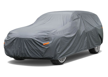 Picture of GUNHYI 16 Layers Large SUV Car Cover Waterproof All Weather Heavy Duty, Universal Fit Cadillac Escalade ESV, Chevrolet Chevy Suburban, Ford Expedition Max, GMC Suburban, Lincoln Navigator LWB etc.