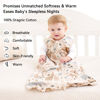 Picture of Unnivoll Baby Sleep Sack 18-24 Months 3 Pack 100% Cotton Lightweight 0.5 TOG Wearable Blanket Baby Sleep Bag with 2-Way Zipper for Newborn Infant Apricot Gray Green Elephant